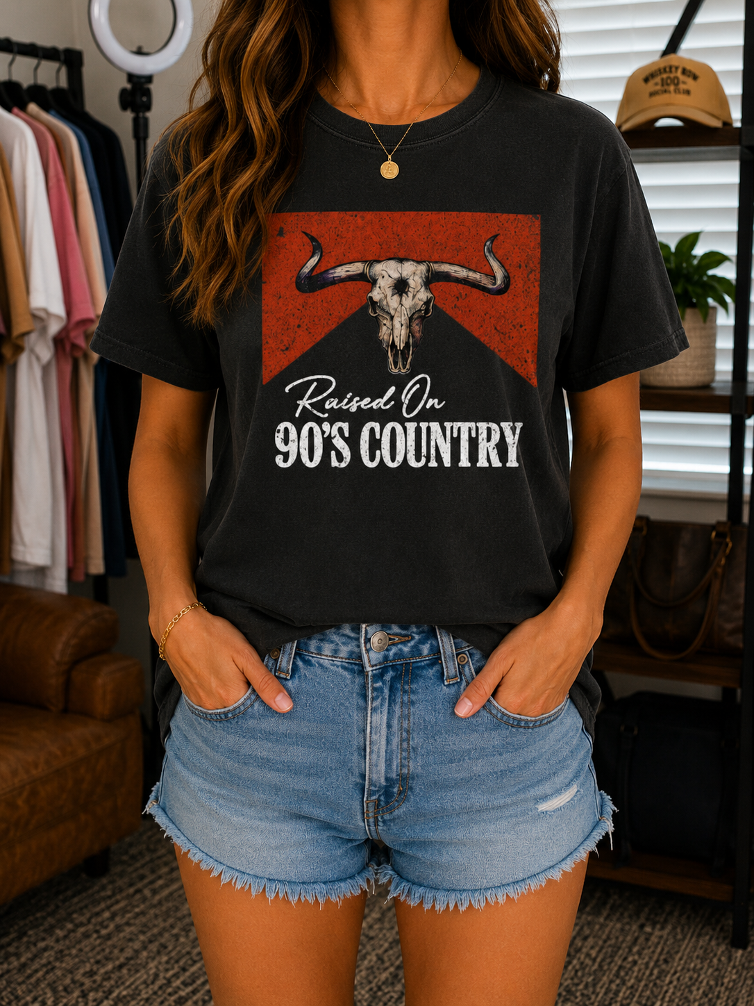Raised on 90'S Country Tee