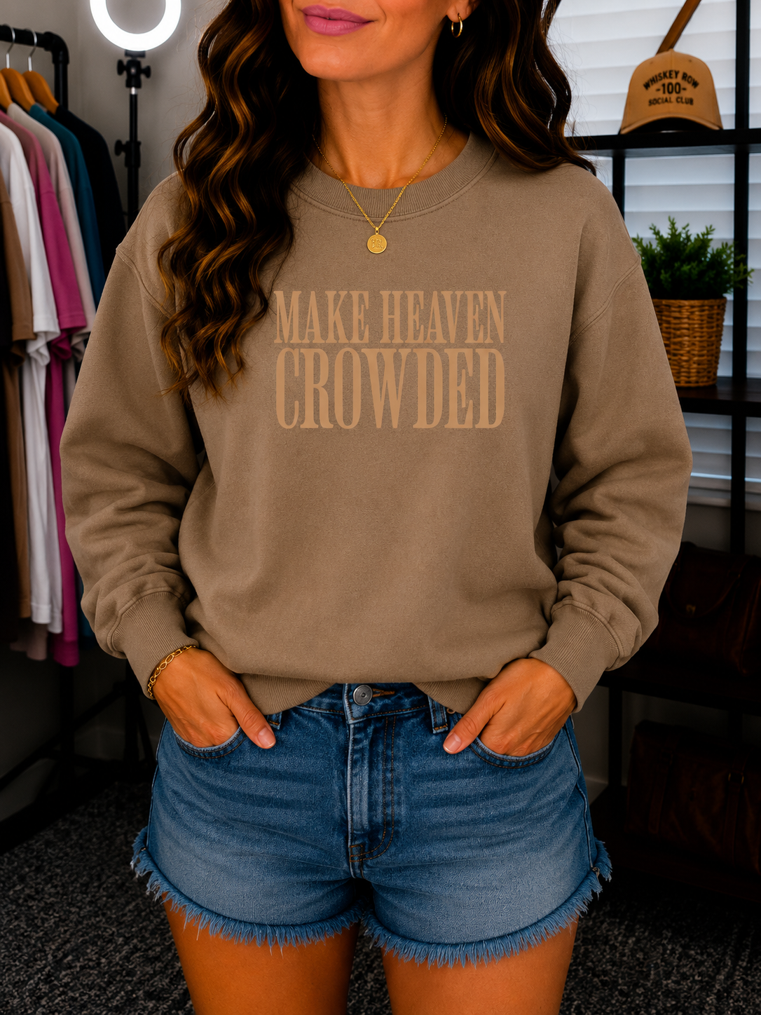 Make Heaven Crowded Crewneck Sweatshirt
