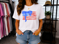 Patriotic Bow Flag Tee