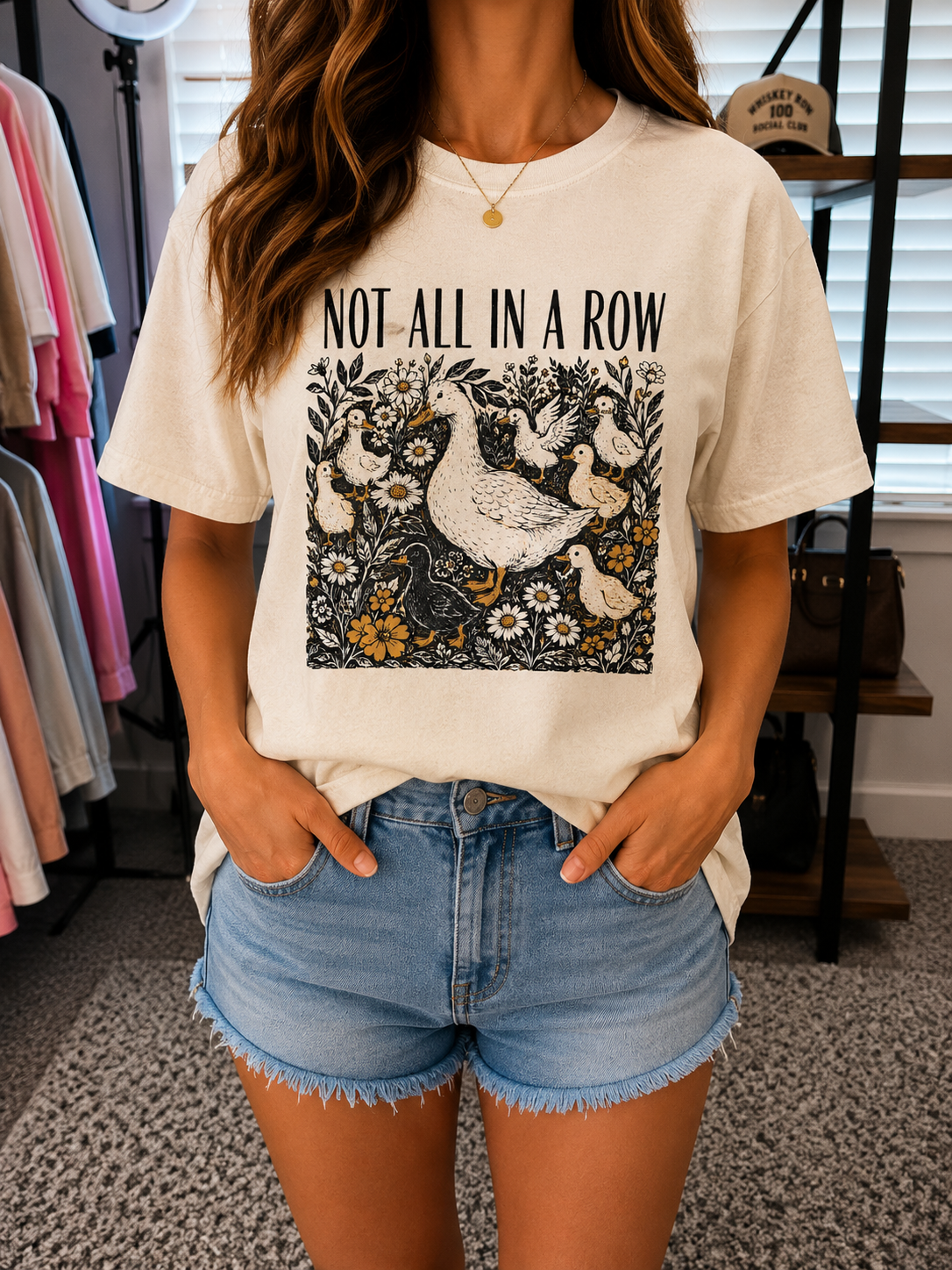 Not All in a Row Duck Tee