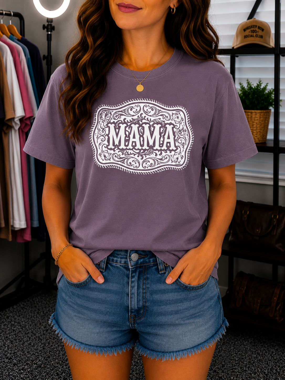 Mama Western Graphic Tee
