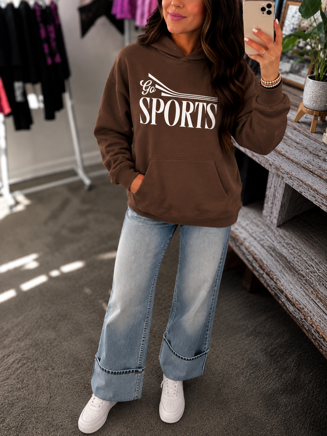 GOOOOO Sports Zenana scuba hoodie
