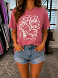Hold Your Horses Western Tee
