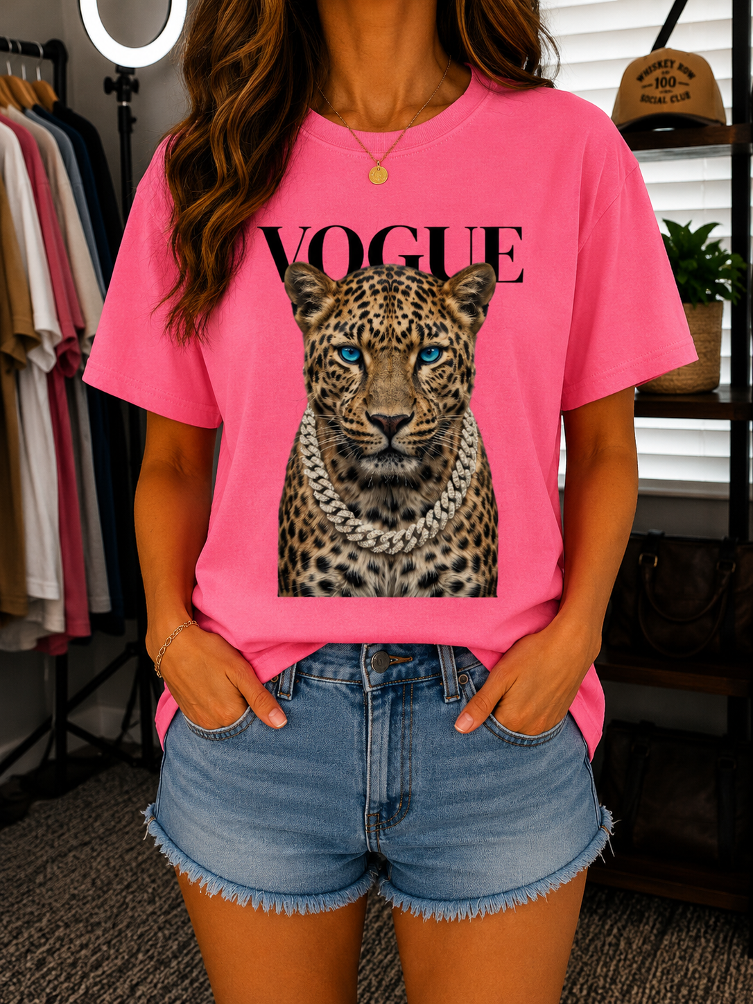 Vogue Leopard Tee