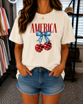 America Cherry Patriotic Tee