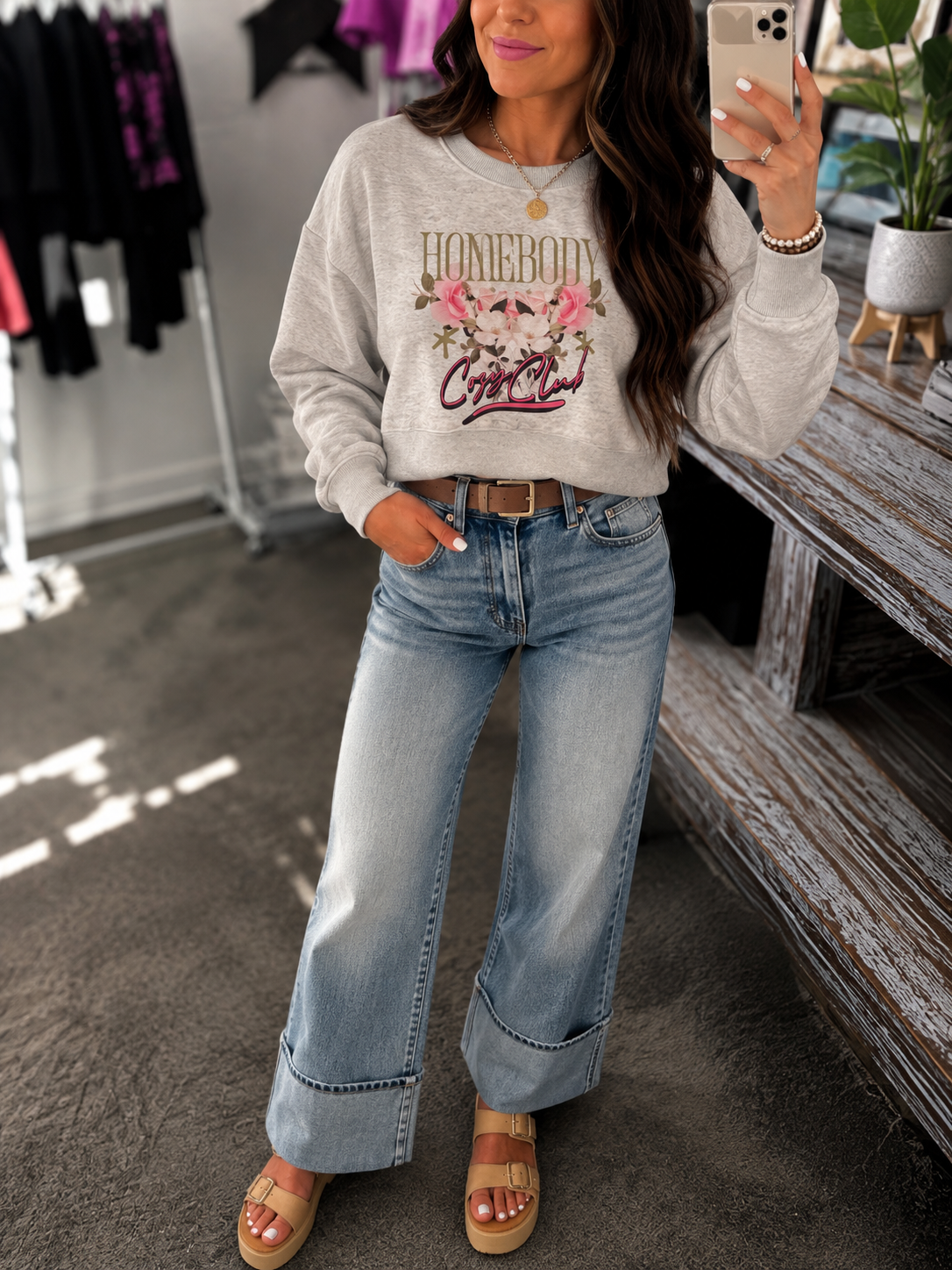 Homebody Cozy Club crewneck