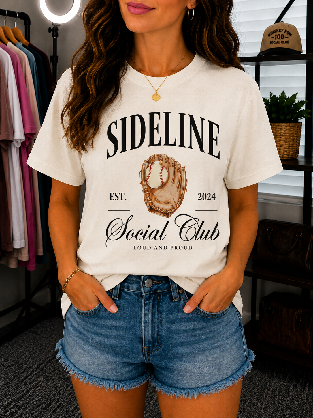 Sideline Social Club - Baseball Tee