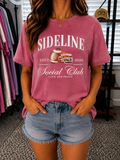 Sideline Social Club Football Graphic Tee