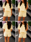 Yellow Polka Dot Lounge Set