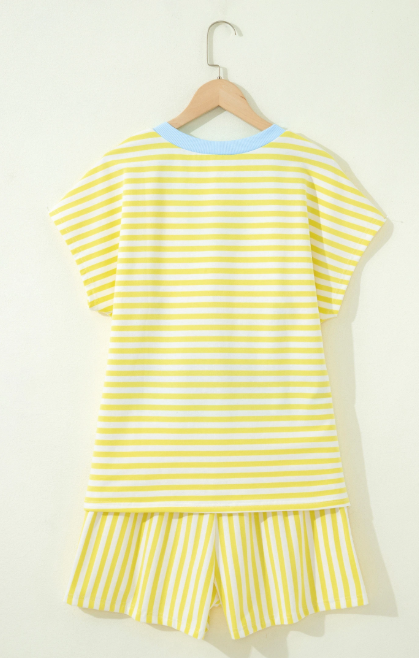 Sunshine Stripe Lounge Set