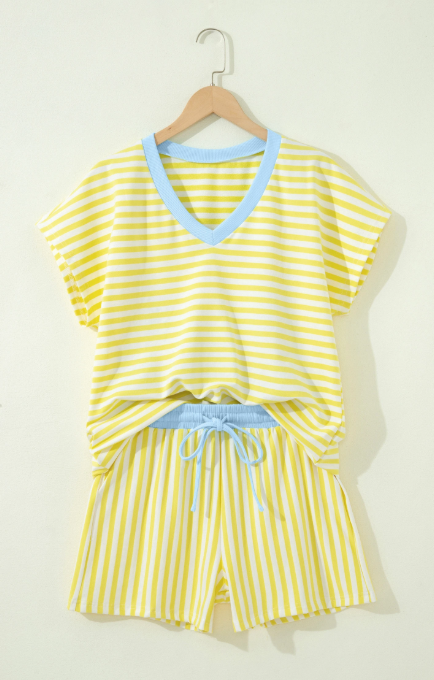 Sunshine Stripe Lounge Set